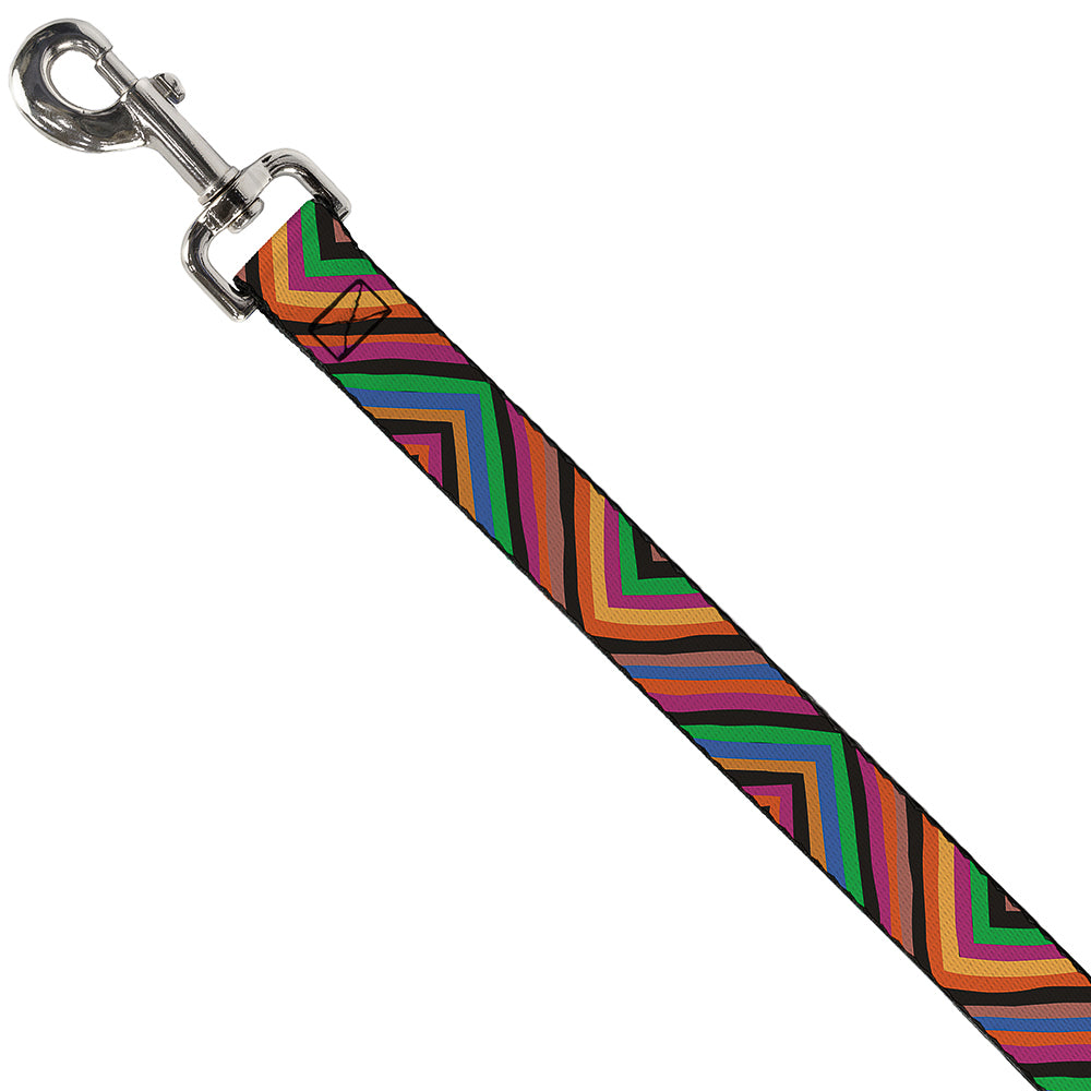 Dog Leash - Diamond Freehand Multi Color Dog Leashes Buckle-Down