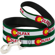 Dog Leash - COLFAX Green Stripe Dog Leashes Buckle-Down