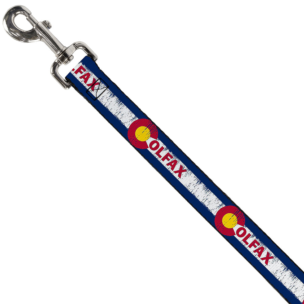 Dog Leash - COLFAX Colorado Flag Weathered Dog Leashes Buckle-Down