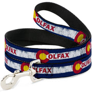 Dog Leash - COLFAX Colorado Flag Weathered Dog Leashes Buckle-Down