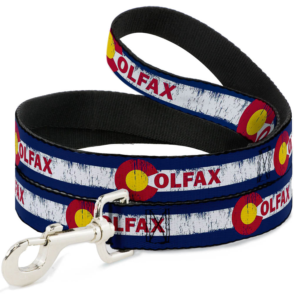 Dog Leash - COLFAX Colorado Flag Weathered Dog Leashes Buckle-Down