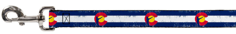 Dog Leash - Colorado Flag/Fisher Weathered Dog Leashes Buckle-Down
