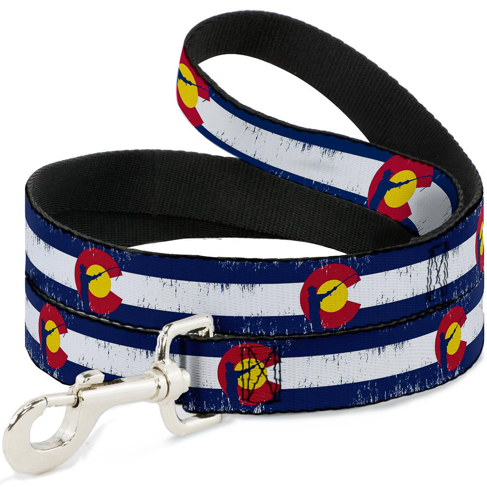 Dog Leash - Colorado Flag/Fisher Weathered Dog Leashes Buckle-Down