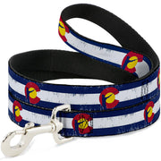 Dog Leash - Colorado Flag/Fisher Weathered Dog Leashes Buckle-Down
