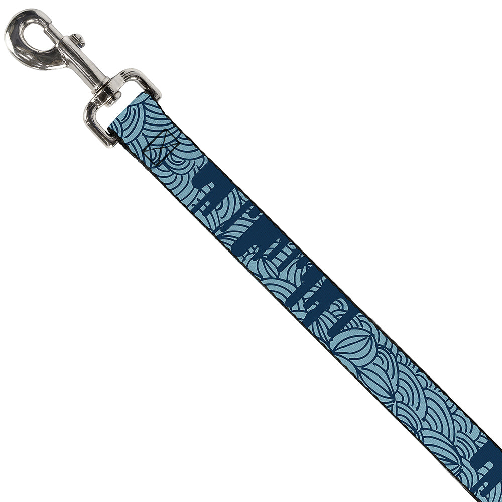 Dog Leash - Doodle1/Paint Drips Blues Dog Leashes Buckle-Down