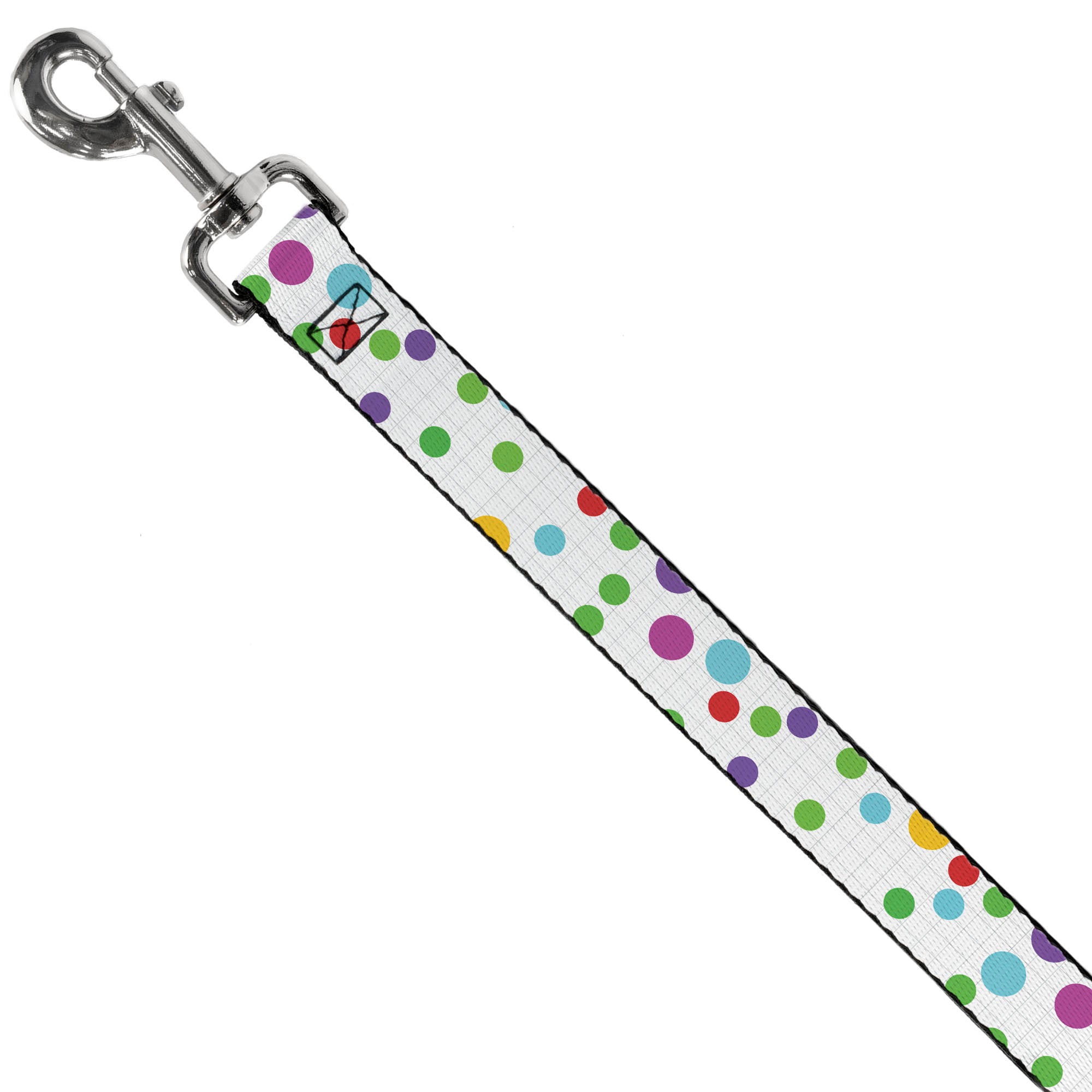 Dog Leash - Dots/Grid White/Gray/Multi Color Dog Leashes Buckle-Down