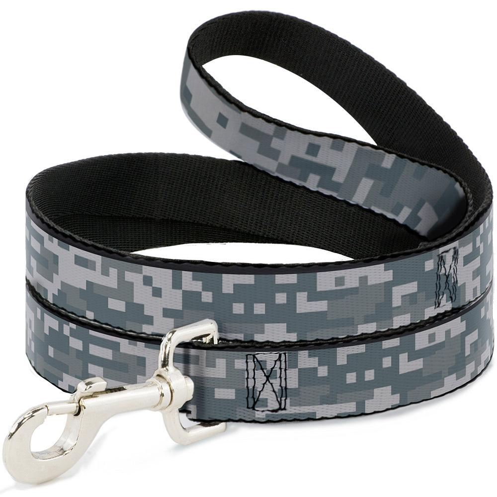 Dog Leash - Digital Camo2 Grays Dog Leashes Buckle-Down