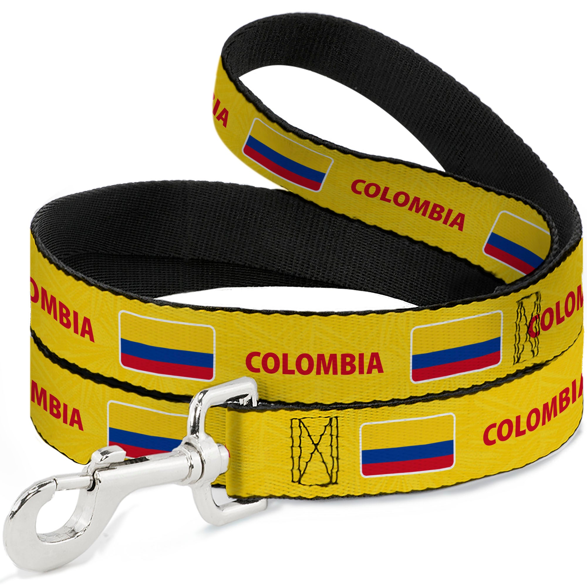 Dog Leash - Global Soccer Cup Series Colombia Spirit Flag Dog Leashes Buckle-Down