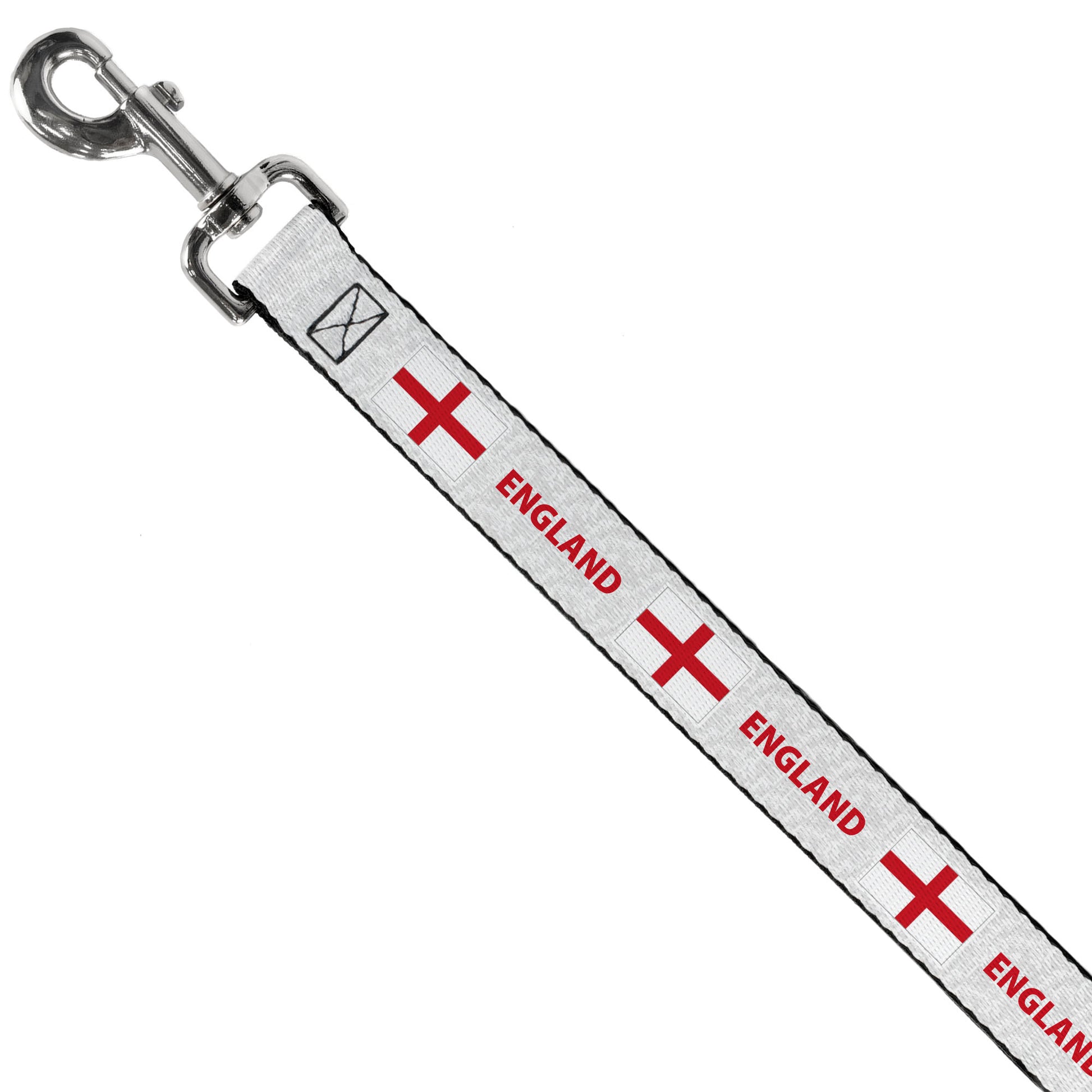 Dog Leash - Global Soccer Cup Series England Spirit Flag Dog Leashes Buckle-Down