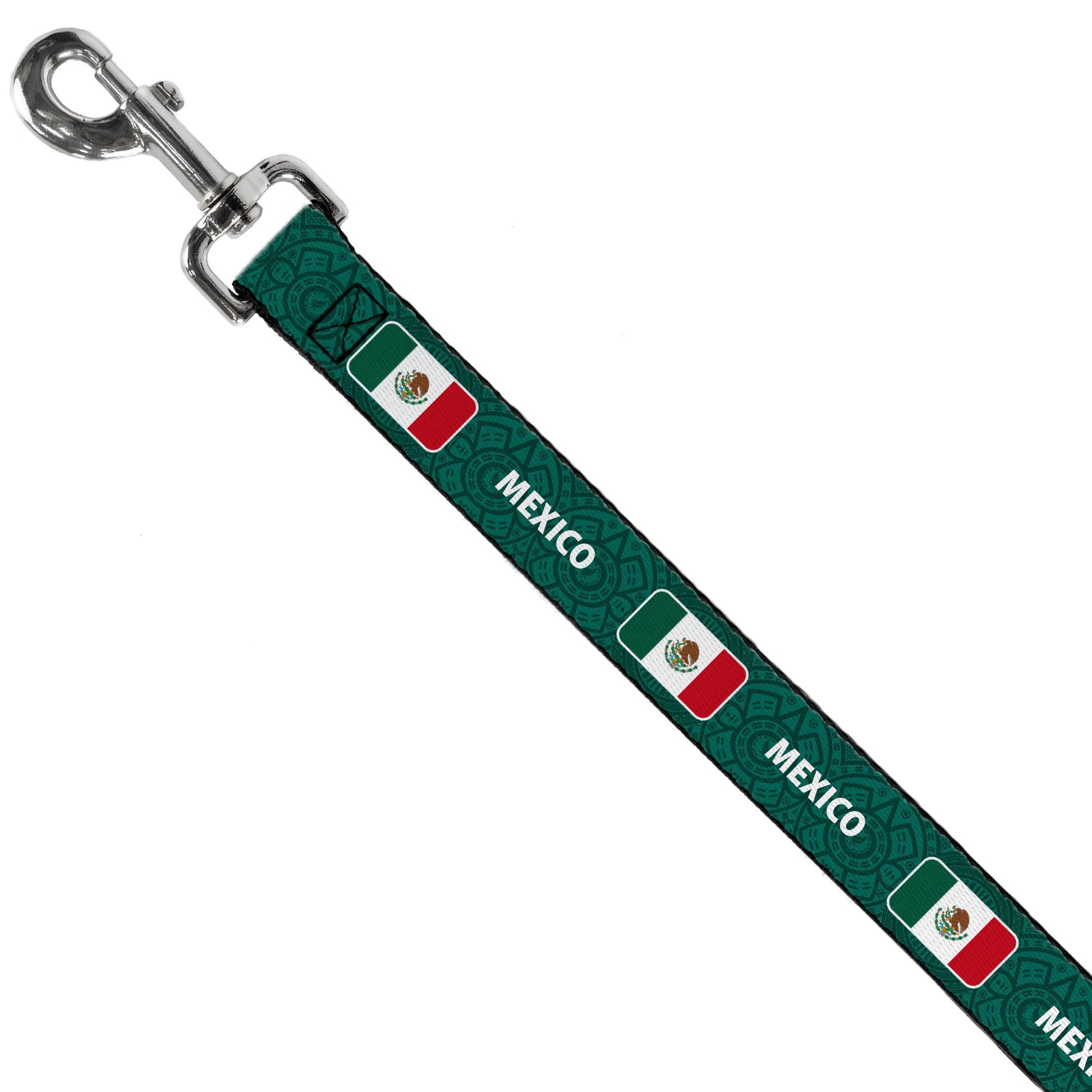 Dog Leash - Global Soccer Cup Series Mexico Spirit Flag Dog Leashes Buckle-Down