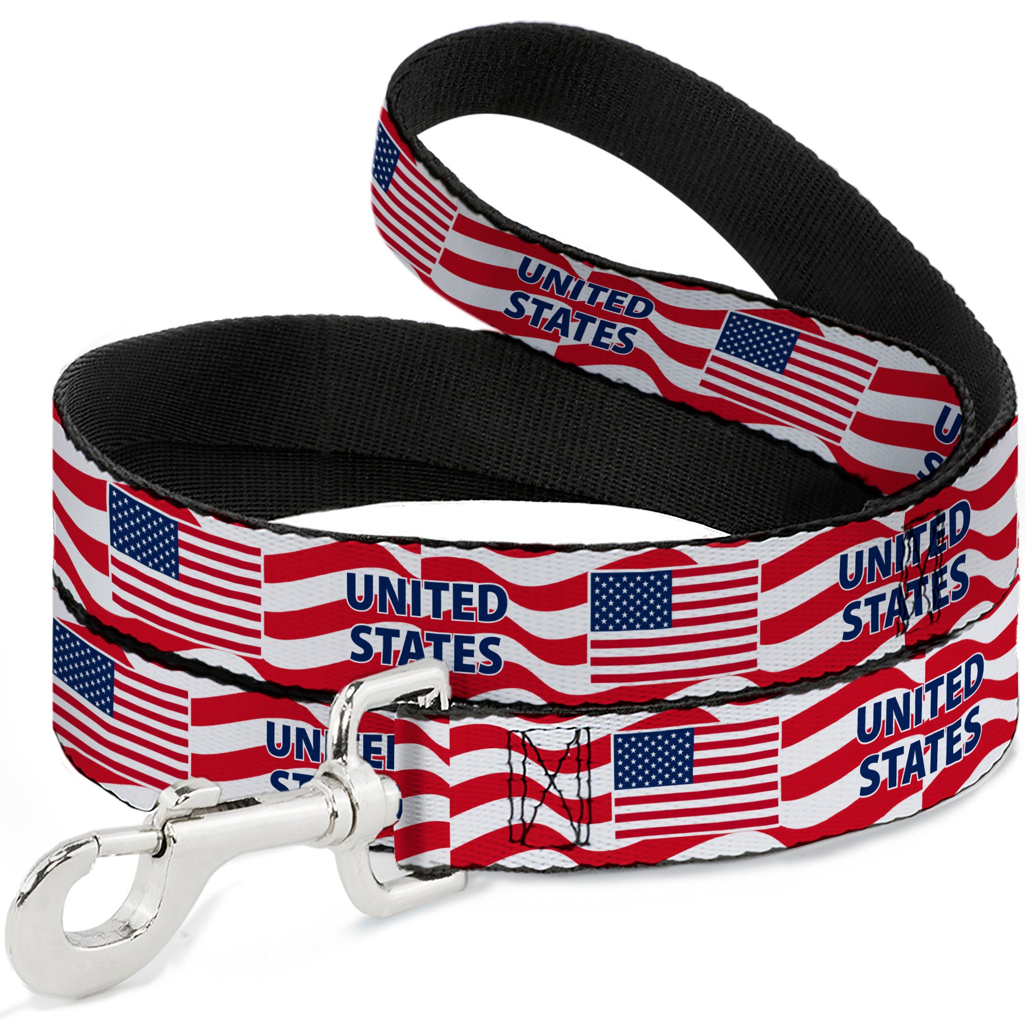 Dog Leash - Global Soccer Cup Series United States Spirit Flag Dog Leashes Buckle-Down