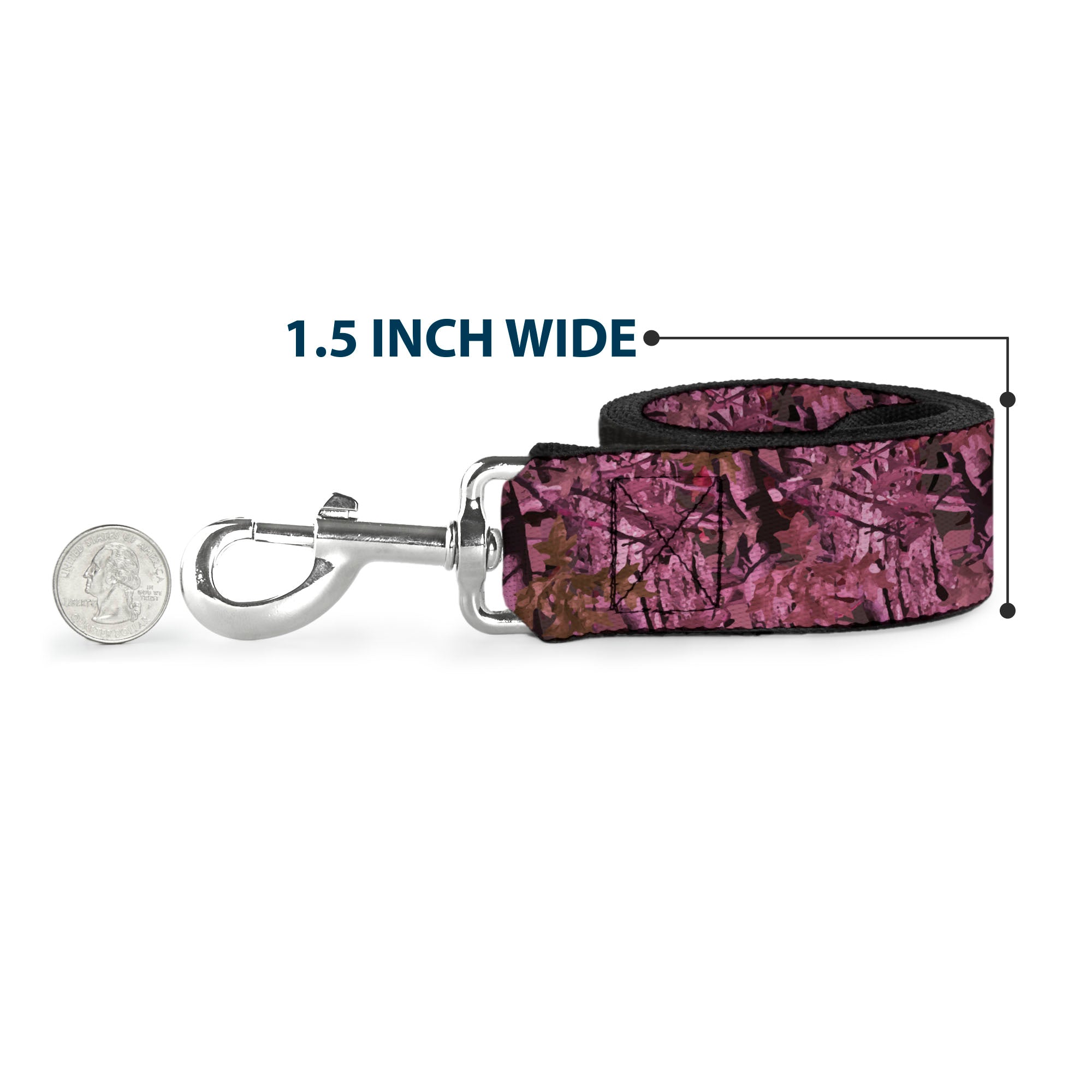 Dog Leash - Hunting Camo Pinks Dog Leashes Buckle-Down