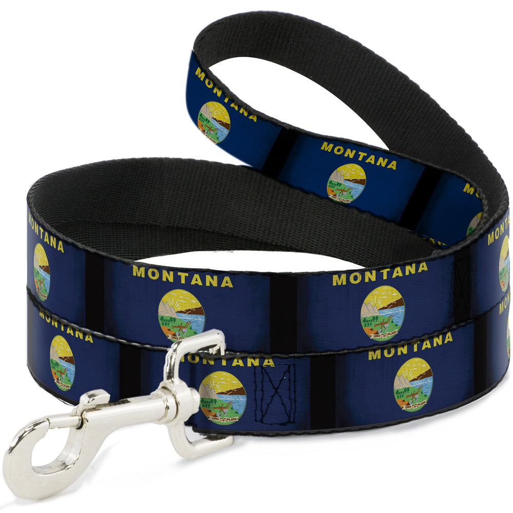 Dog Leash - Montana Flags2 Dog Leashes Buckle-Down