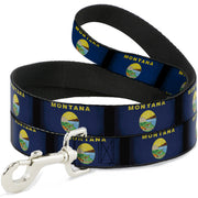 Dog Leash - Montana Flags2 Dog Leashes Buckle-Down