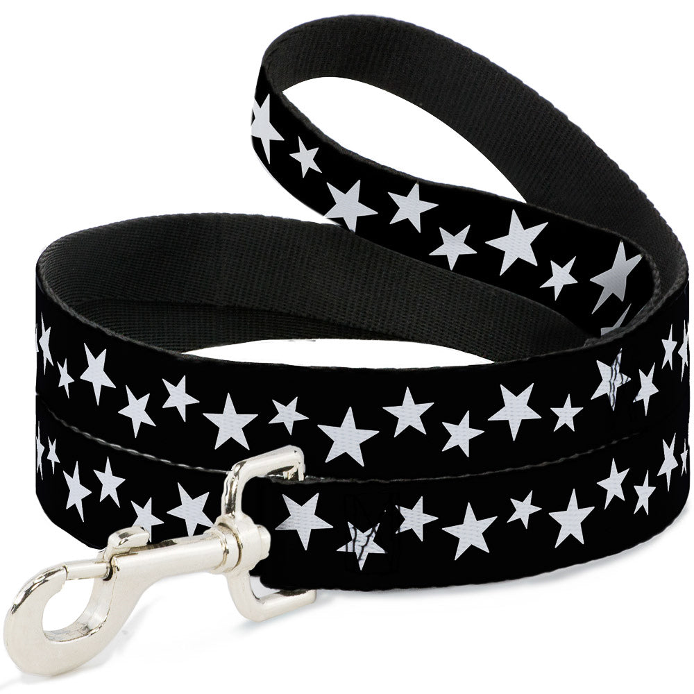 Dog Leash - Multi Stars Black/White Dog Leashes Buckle-Down
