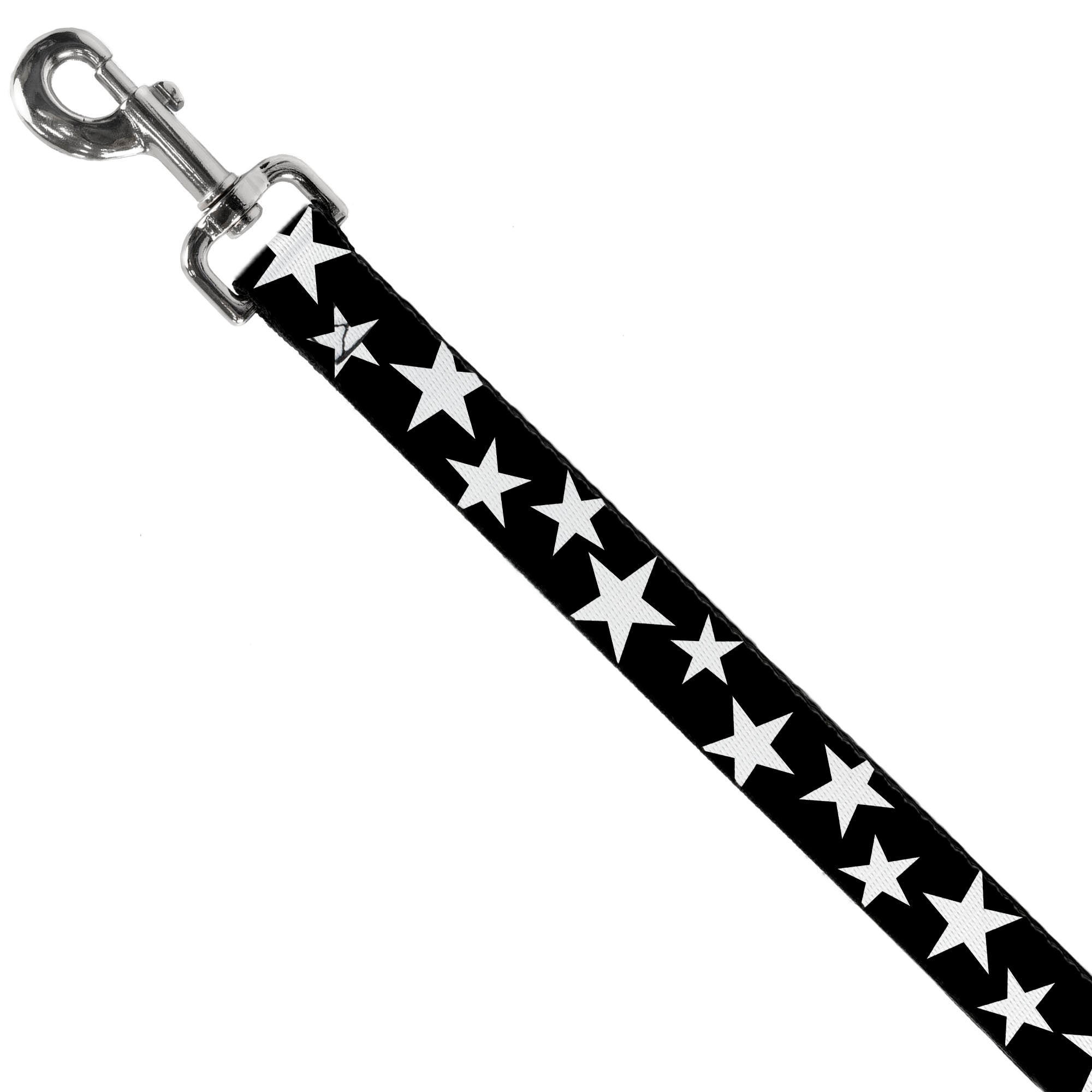 Dog Leash - Multi Stars Black/White/Black/White Outline Dog Leashes Buckle-Down