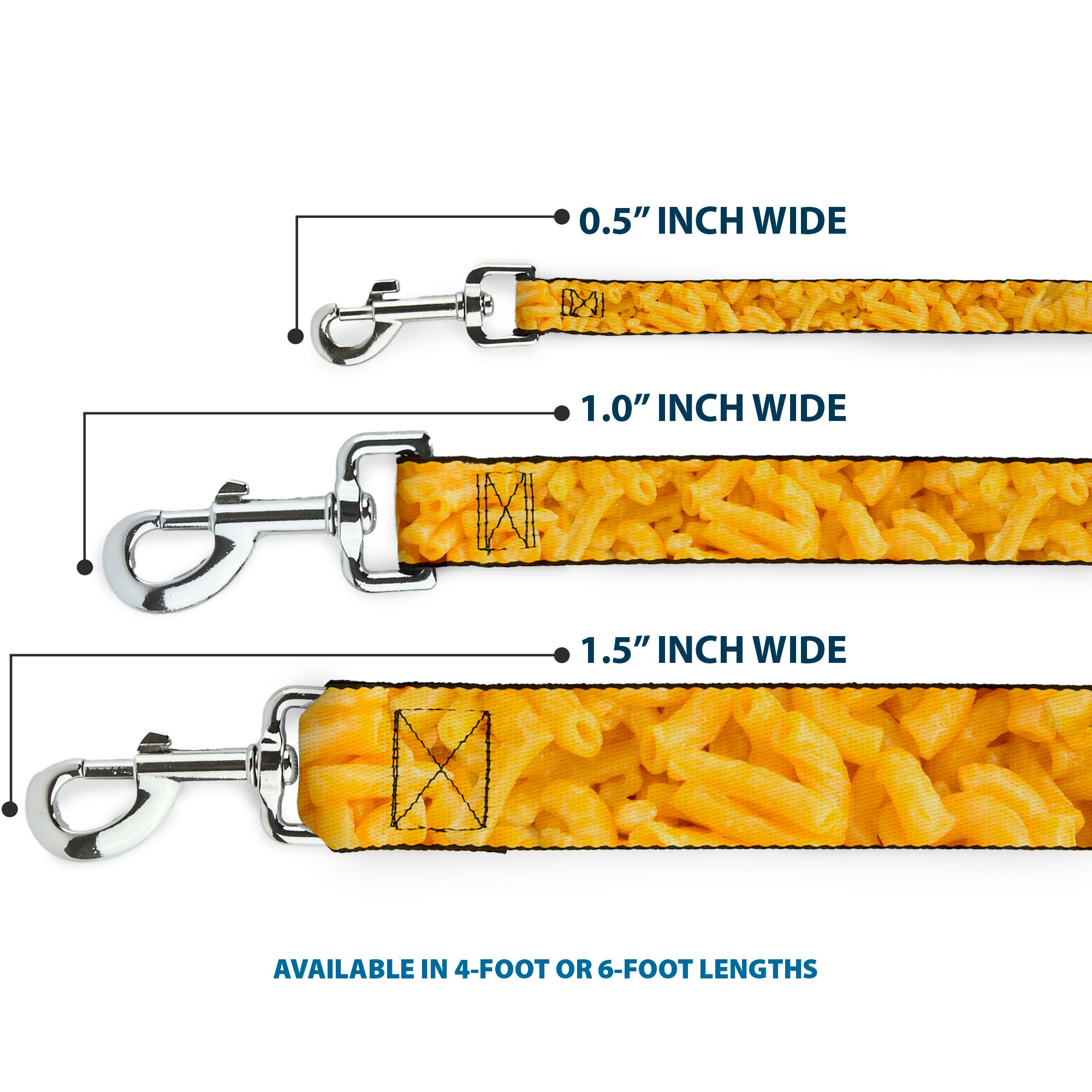 Dog Leash - Mac & Cheese Vivid Dog Leashes Buckle-Down