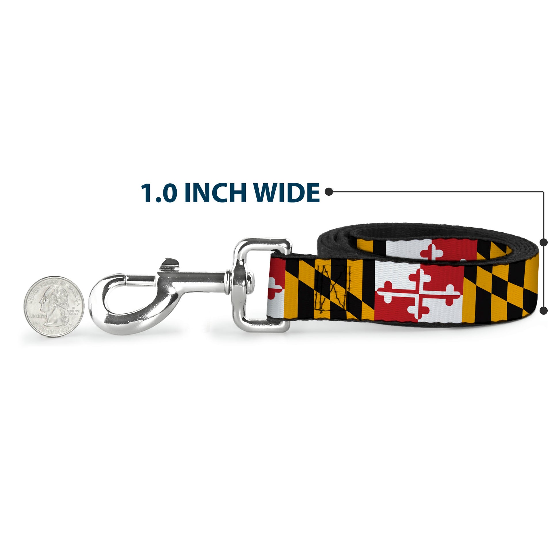 Dog Leash - Maryland Flags Dog Leashes Buckle-Down