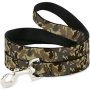 Dog Leash - Mud Flap Girls Camo Browns Dog Leashes Buckle-Down