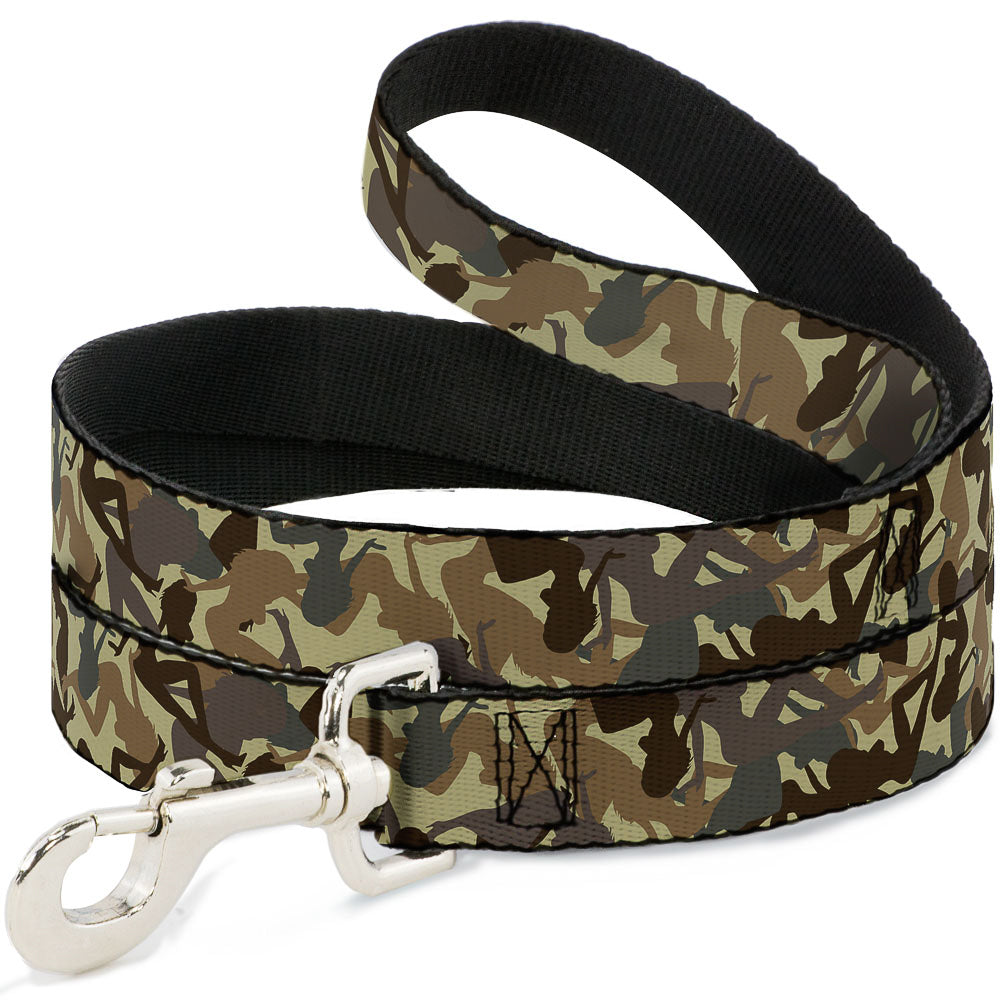 Dog Leash - Mud Flap Girls Camo Browns Dog Leashes Buckle-Down