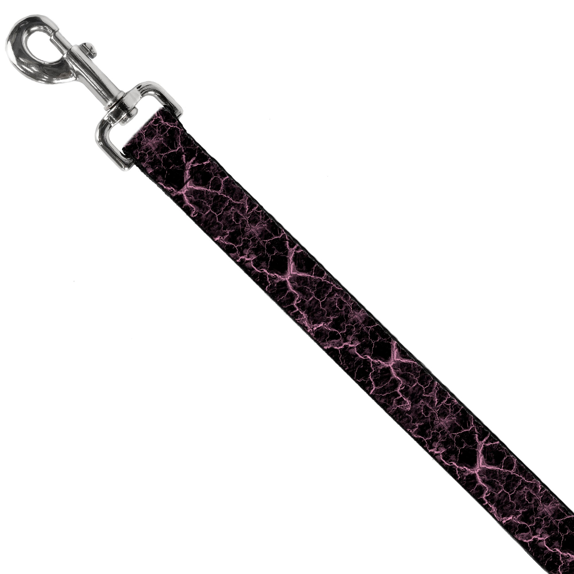 Dog Leash - Marble Black/Baby Pink Dog Leashes Buckle-Down