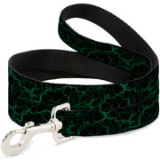 Dog Leash - Marble Black/Green Dog Leashes Buckle-Down