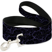 Dog Leash - Marble Black/Purple Dog Leashes Buckle-Down