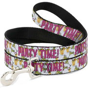 Buckle-Down Dog Leash - PARTY TIME! w/Drinks Dog Leashes Buckle-Down