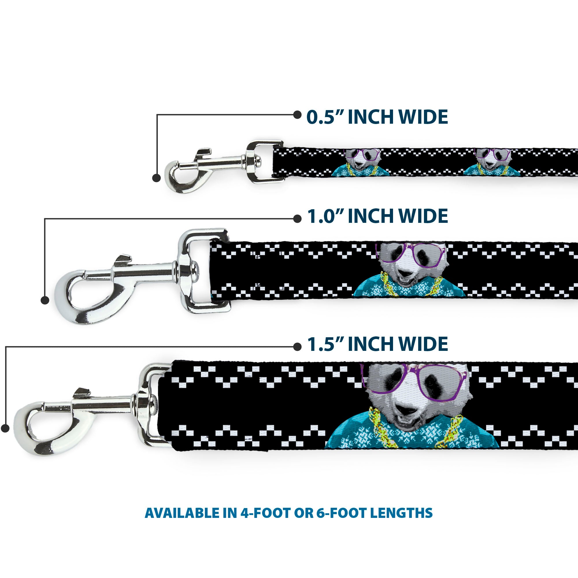 Dog Leash - Panda Bling Dog Leashes Buckle-Down