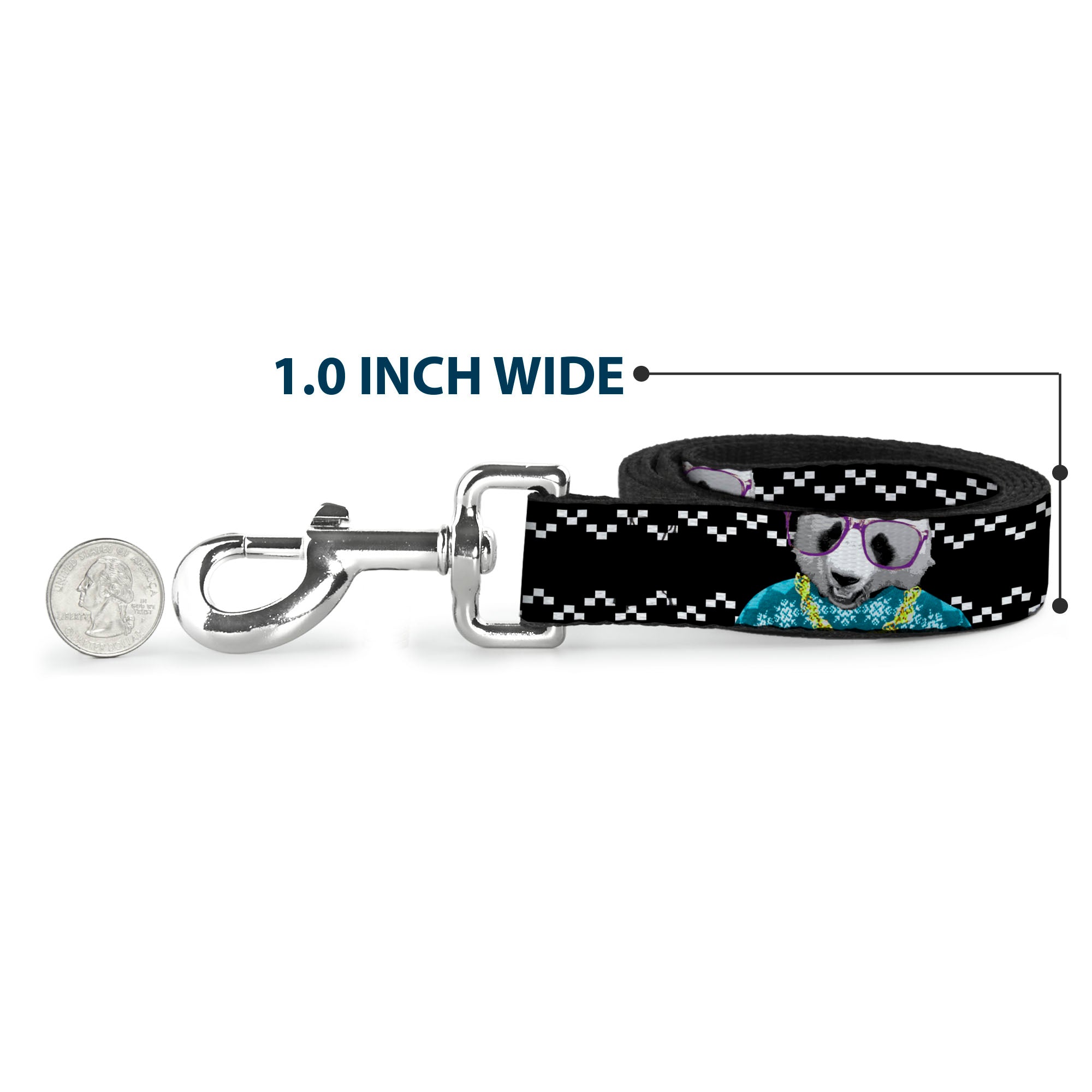 Dog Leash - Panda Bling Dog Leashes Buckle-Down