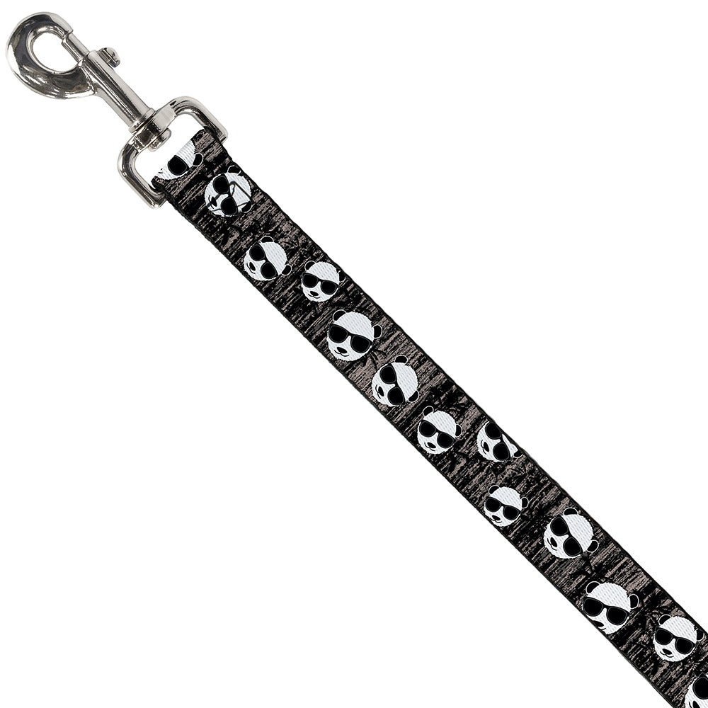 Dog Leash - Panda w/Sunglasses & Palm Trees Dog Leashes Buckle-Down