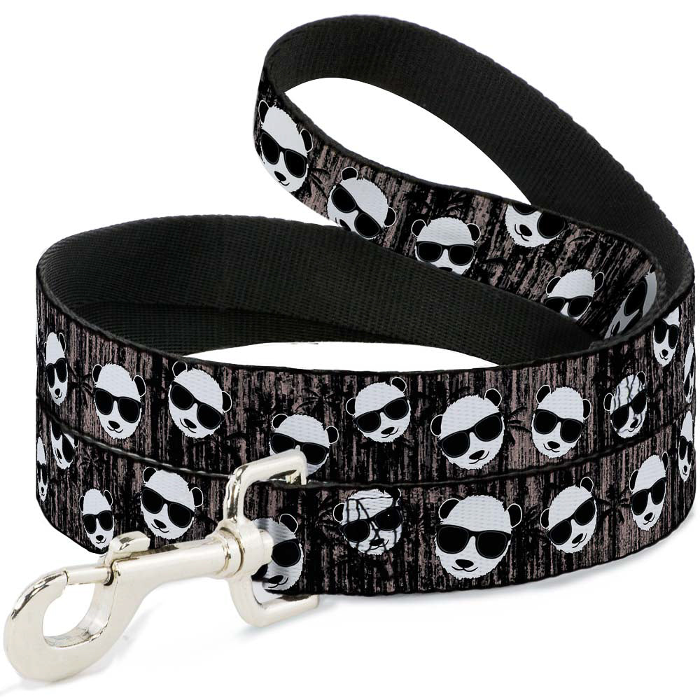 Dog Leash - Panda w/Sunglasses & Palm Trees Dog Leashes Buckle-Down