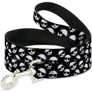 Dog Leash - Multi Panda w/Sunglasses Black/White Dog Leashes Buckle-Down