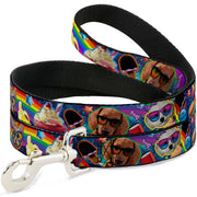 Dog Leash - Pets & Snacks Rainbow Collage Dog Leashes Buckle-Down