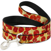 Dog Leash - Pepperoni Pizza Vivid Dog Leashes Buckle-Down