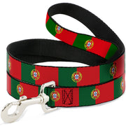 Dog Leash - Portugal Flag Green/Red Dog Leashes Buckle-Down