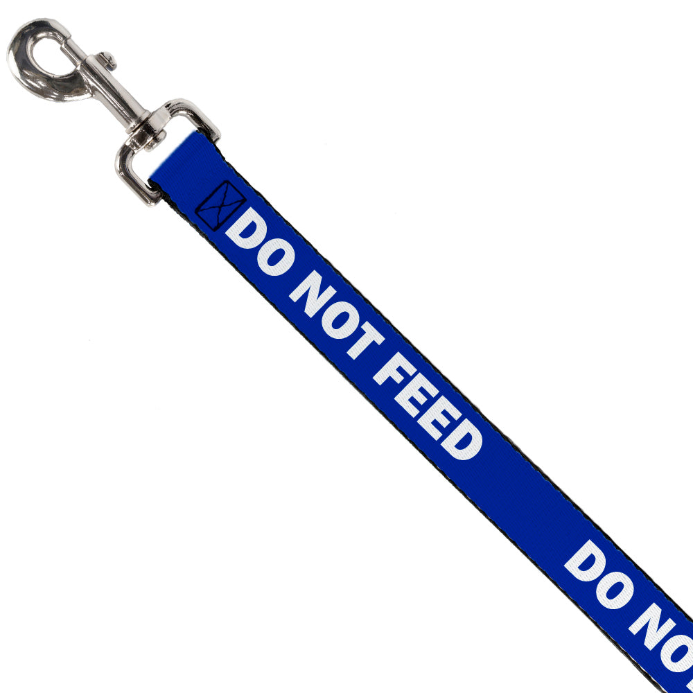 Dog Leash - Pet Quote DO NOT FEED Navy/White Dog Leashes Buckle-Down