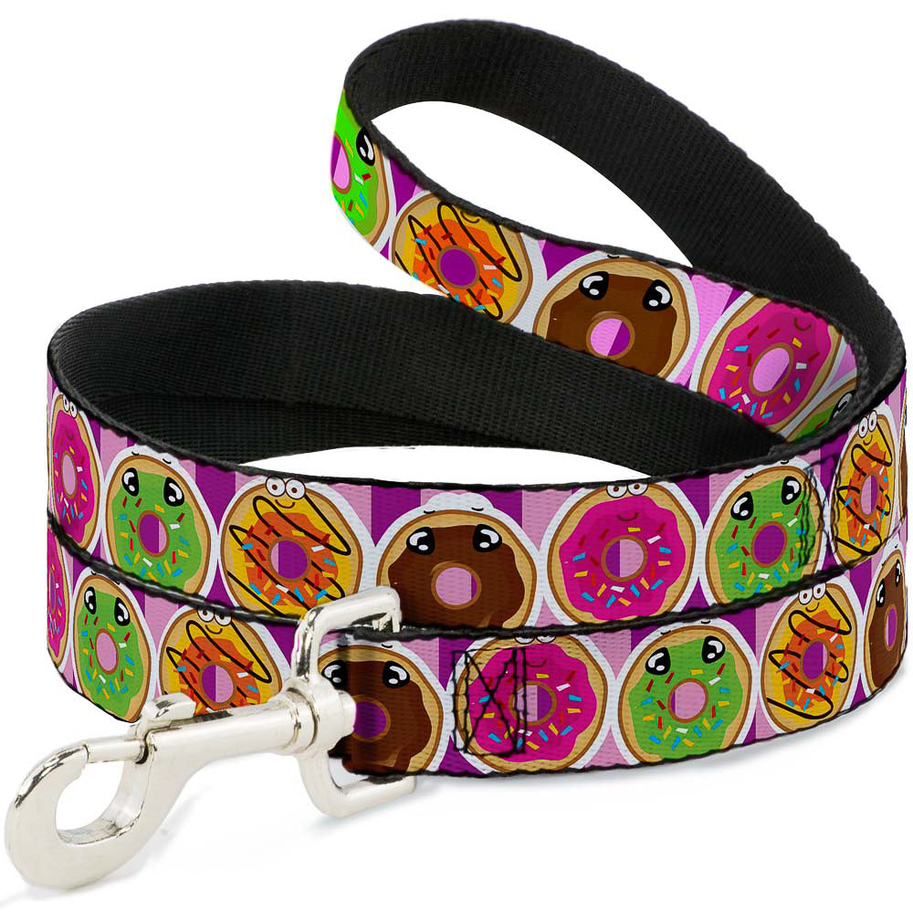 Dog Leash - Sprinkle Donut Expressions Pink Dog Leashes Buckle-Down