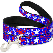 Dog Leash - Stargazer Blue/White/Red Dog Leashes Buckle-Down