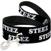 Dog Leash - STEEZ Black/White Dog Leashes Buckle-Down