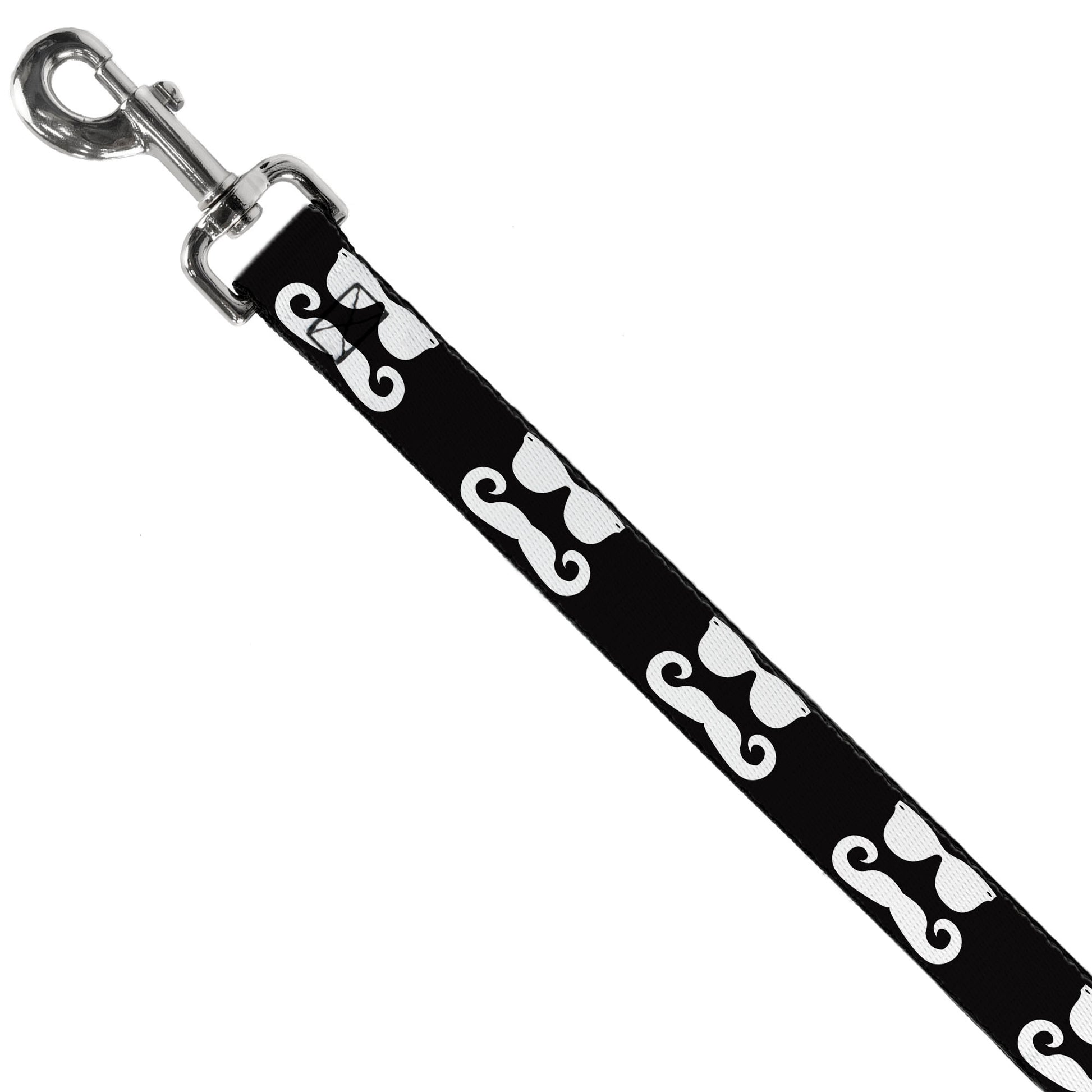 Dog Leash - Sunglasses & Mustache Black/White Dog Leashes Buckle-Down