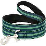 Dog Leash - Stripes Pastel Green/Olive Dog Leashes Buckle-Down