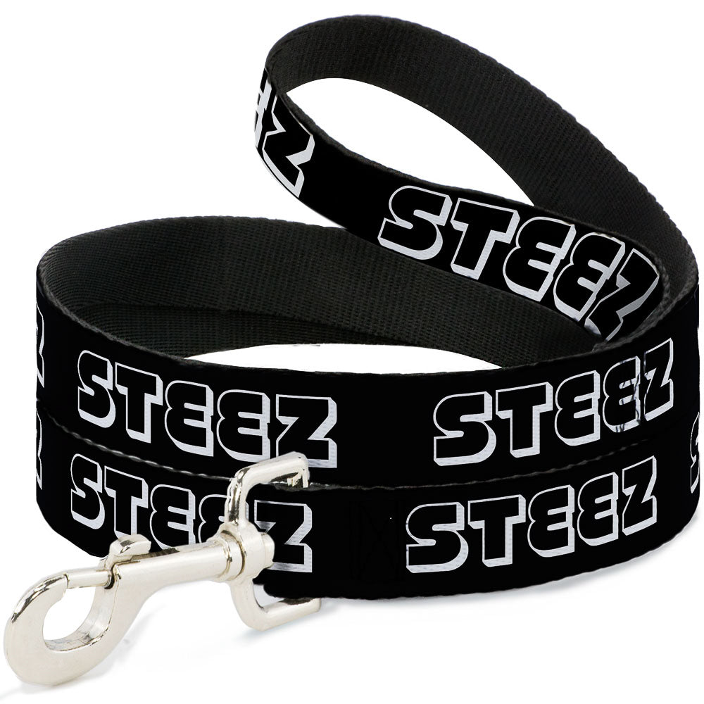 Dog Leash - STEEZ 3-D Black/White Dog Leashes Buckle-Down