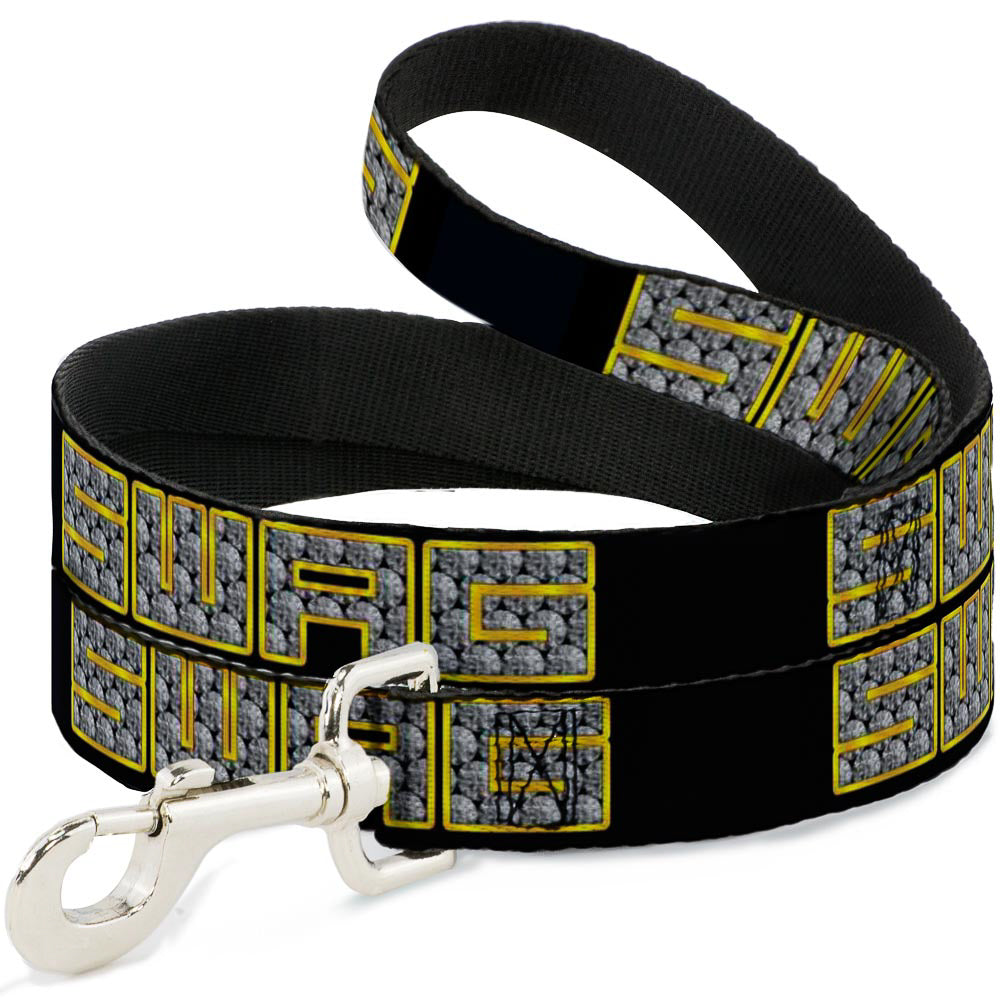 Dog Leash - SWAG Black/Bling Dog Leashes Buckle-Down