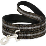 Dog Leash - Snake Skin 3 Grays Dog Leashes Buckle-Down