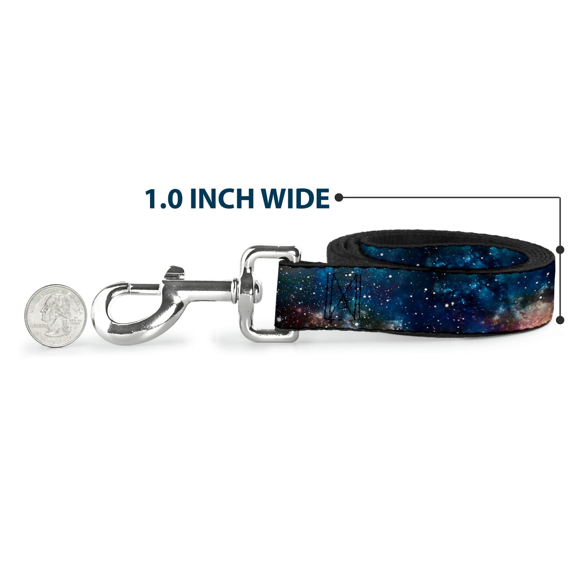 Dog Leash - Space Dust Collage Dog Leashes Buckle-Down