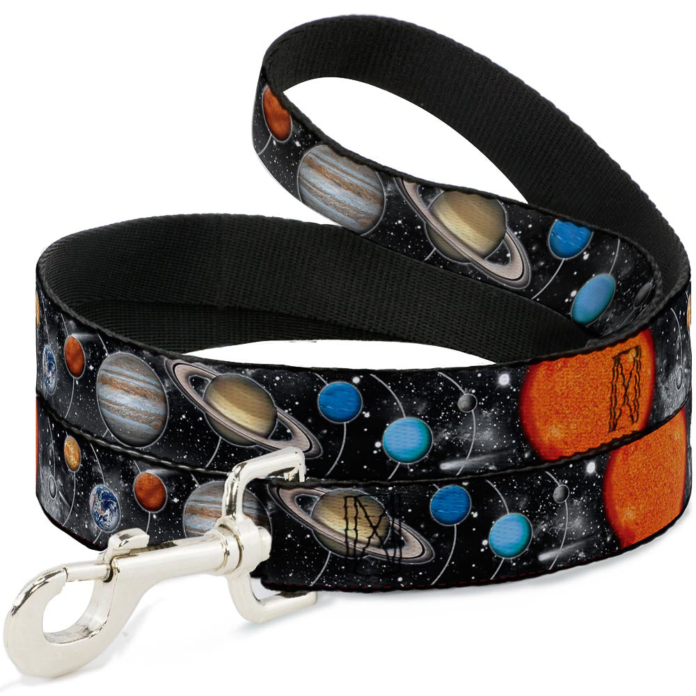 Dog Leash - Solar System Sun/Planets/Stars Dog Leashes Buckle-Down
