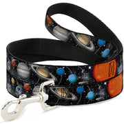 Dog Leash - Solar System Sun/Planets/Stars Dog Leashes Buckle-Down