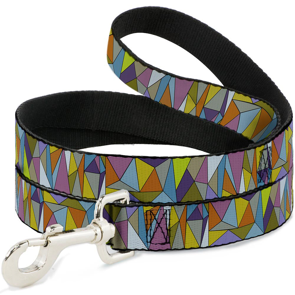 Dog Leash - Stained Glass Mosaic Multi Color Dog Leashes Buckle-Down