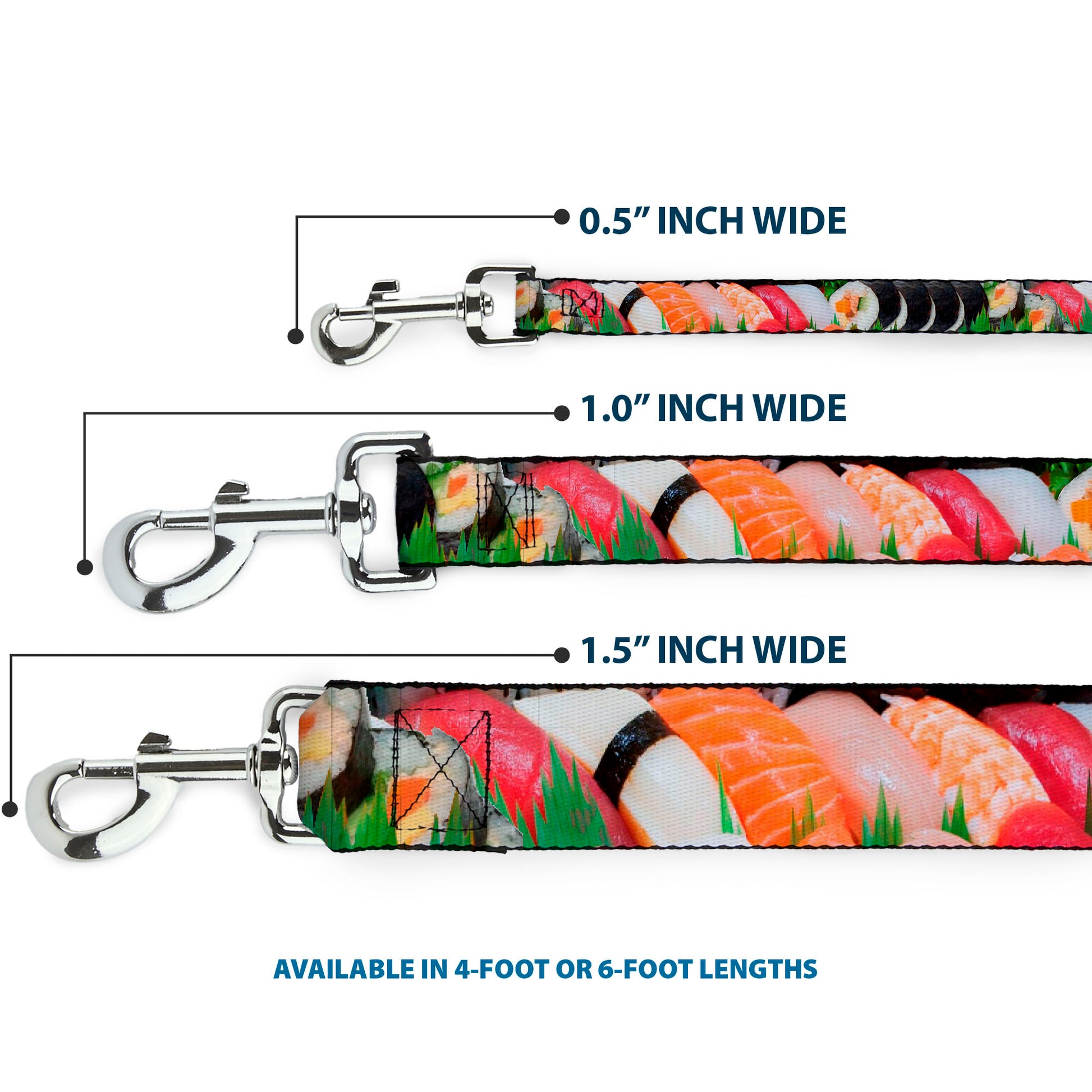Dog Leash - Sushi Vivid Dog Leashes Buckle-Down